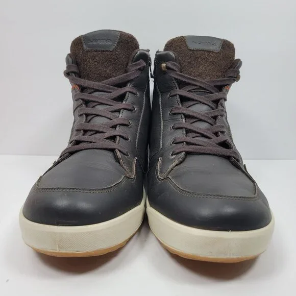 Lowa Bosco GTX Men's Dark Gray Brown Zip Up Ankle Winter Boots US Size 14 - Picture 3 of 9